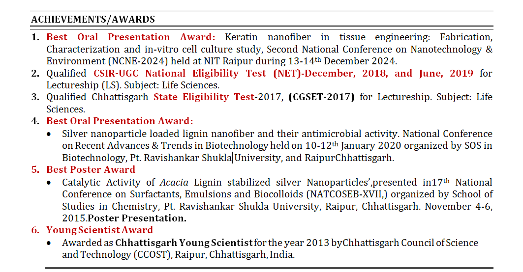 Awards
